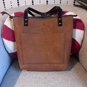 Portland leather tote. Never carried!!!
